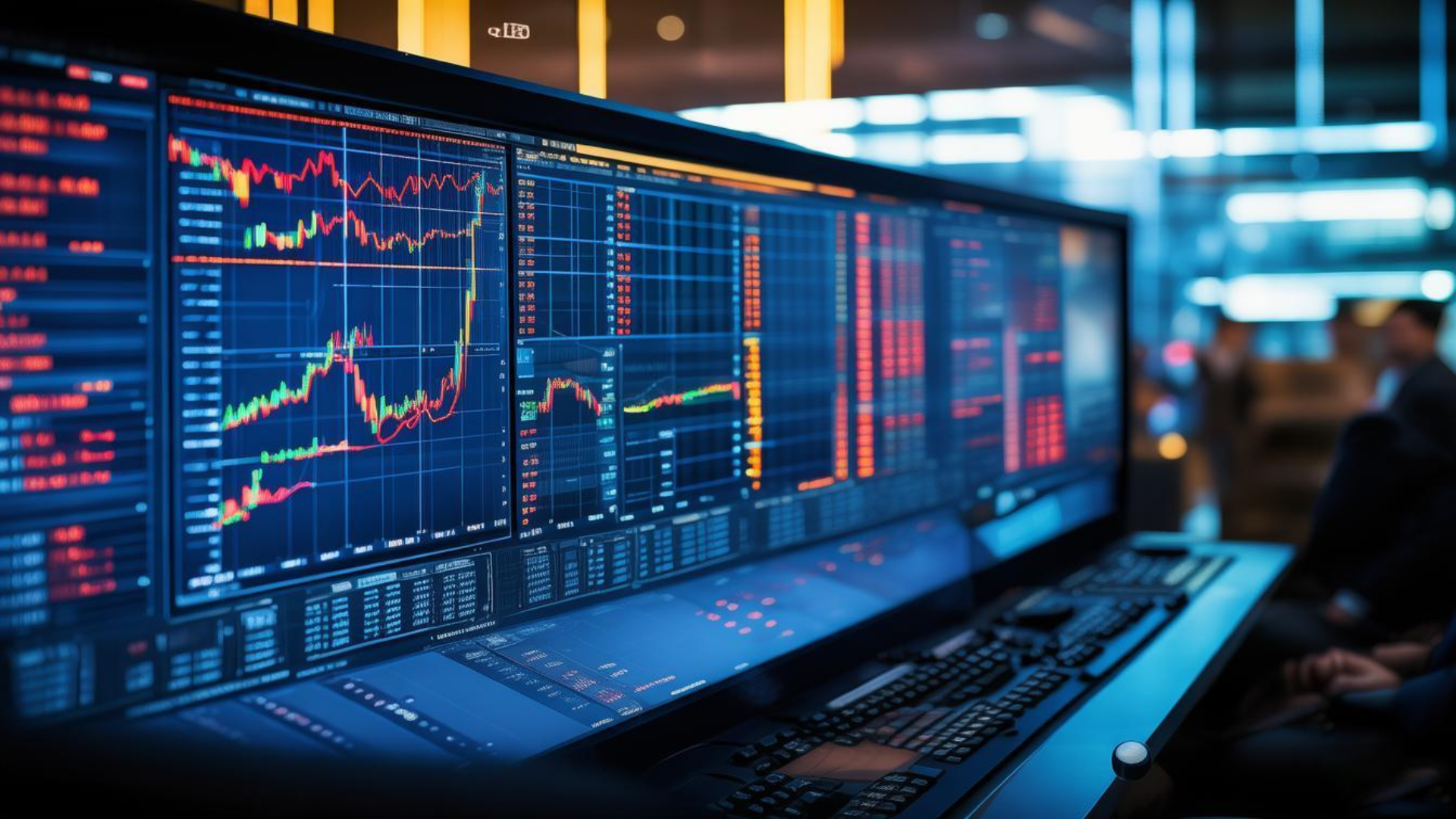 株式市場の背景画像